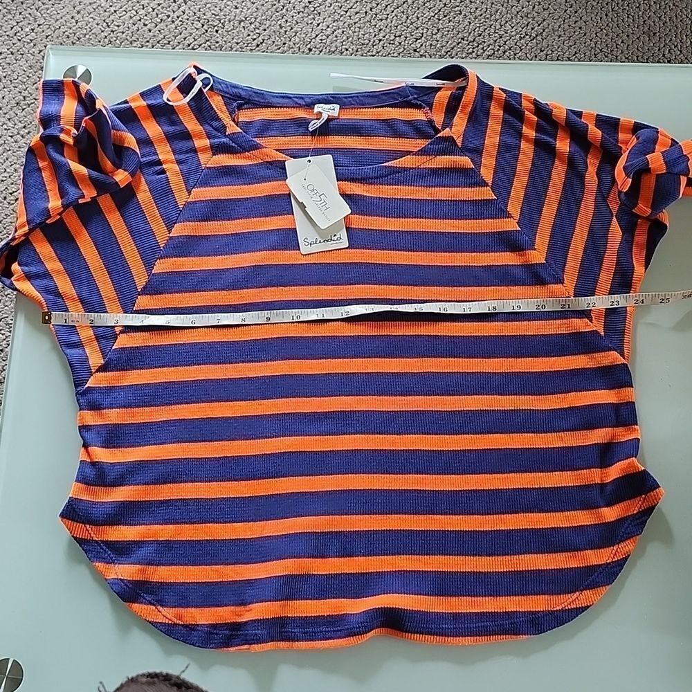 Splendid Striped Tunic Indie Pop Y2K Dopamine Clashcore Festival Size Medium New